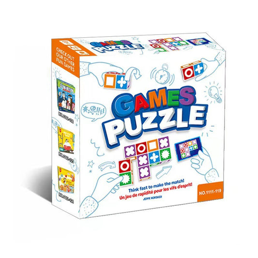 Basic Edition Kids Logic Thinking Matching Game - Interactive Educational Puzzle Toy Tabletop Board Game