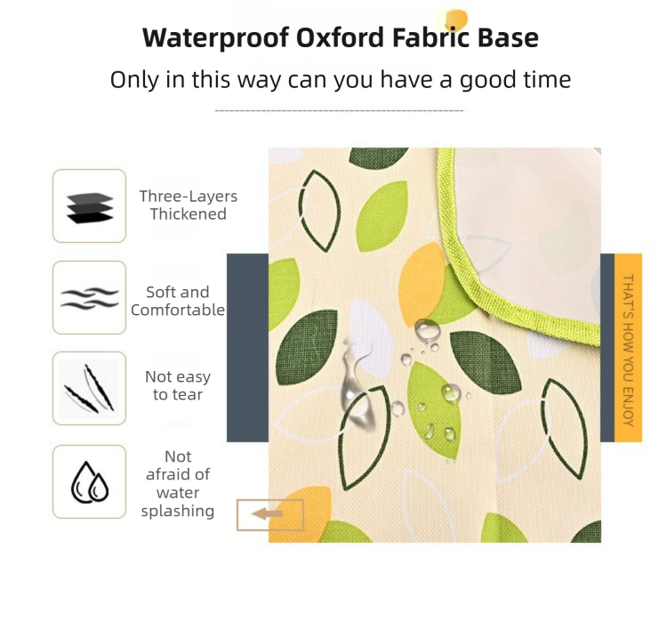 Red and White Plaid Foldable Waterproof & Moisture-Proof Picnic Blanket 150x100CM - 600D Three-Layer Composite Oxford Extra Large Mat for Beach & Camping