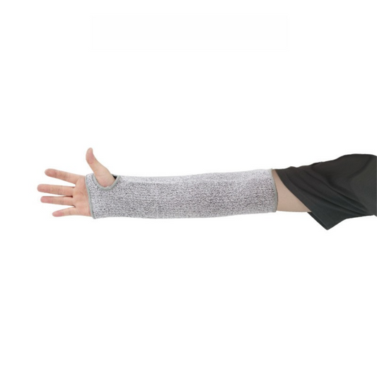 One-Pair 5 Level Cut-Resistant Arm Protection Sleeves(40CM) - Anti-Slash & Anti-Puncture Heavy Duty Safety Guard for Butchering & Construction