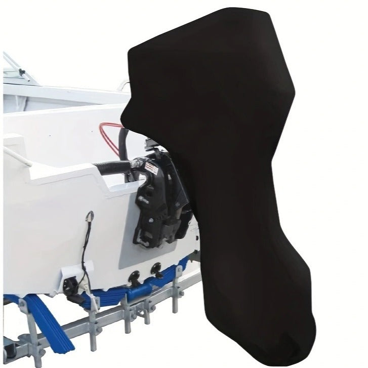 Heavy-Duty Full Marine Engine Coverage for 30-60HP - Waterproof & UV Resistant All-Weather Boat Engine Protector