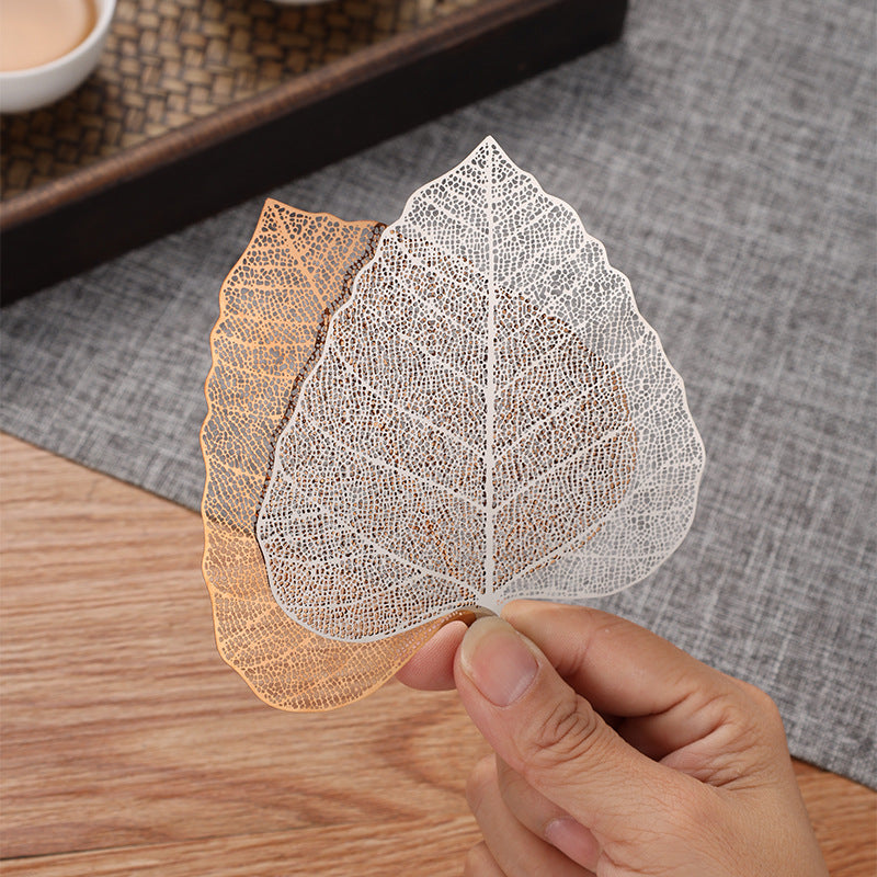 5-PCS Rose gold 304 Stainless Steel Bodhi Leaf Tea Strainer Creative Fine Mesh Tea Filter Infuser for Loose Leaf Tea Australian Home Tea Set Accessory