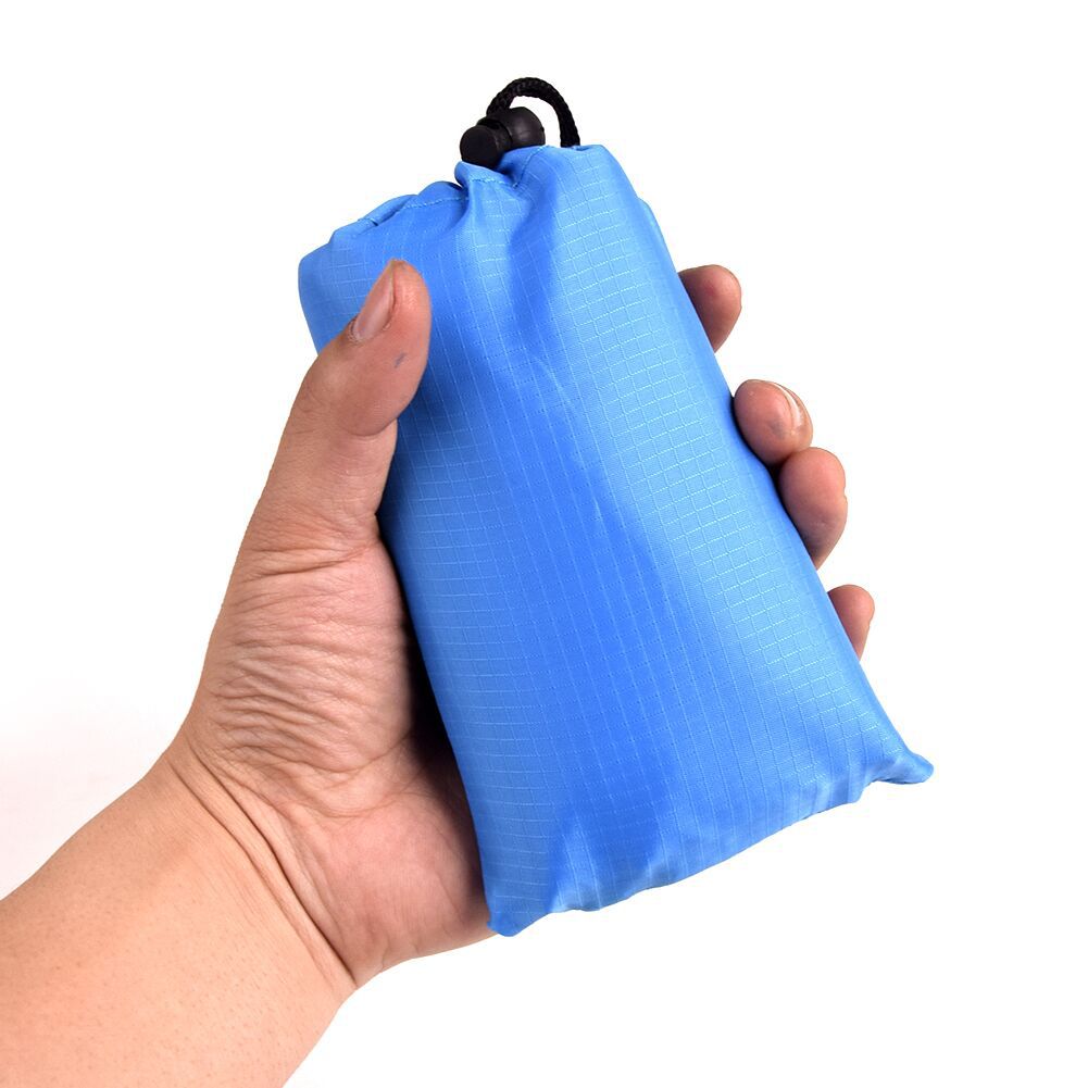 Blue Extra Large Waterproof Beach Mat 1.8x2m Sand-free Portable Picnic Blanket 260g Lightweight for Australia Outdoor Camping
