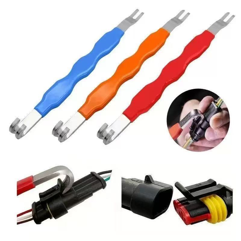 2 Pack Blackish green Electrical Connector Separation Tool for Car Wire Harness Plug Removal and Repair