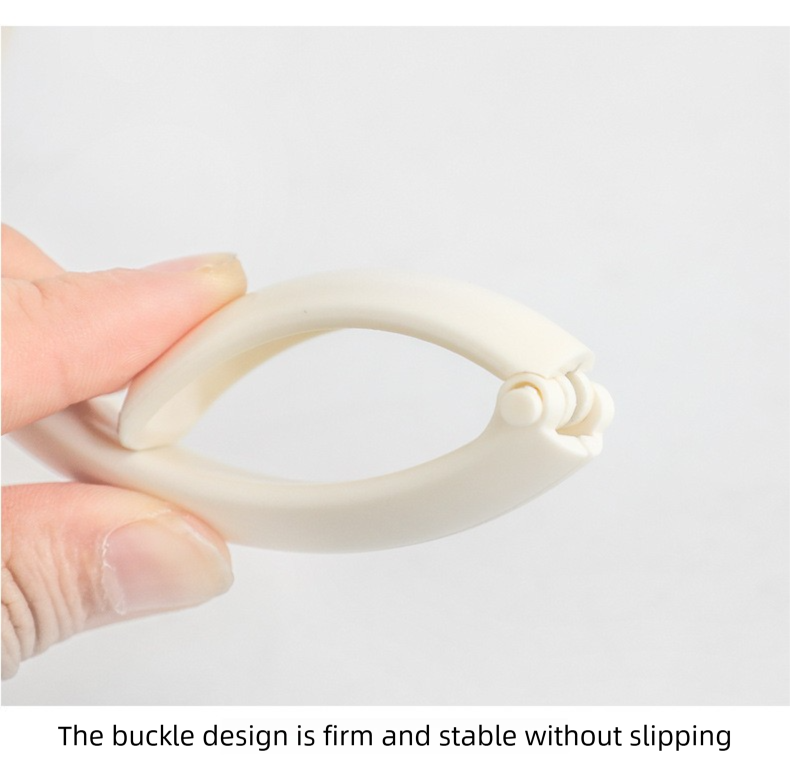 2 PCS Portable Purse Bag Hook Hanger Table Edge Holder Brown gray Foldable Non-Slip Clip for School Desk Office & Cafe