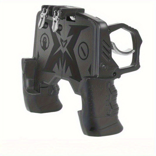 K21 Mobile Game Controller Gamepad L1 R1 Trigger Fire Buttons Ergonomic Grip for PUBG COD Mobile iOS Android Phone Black