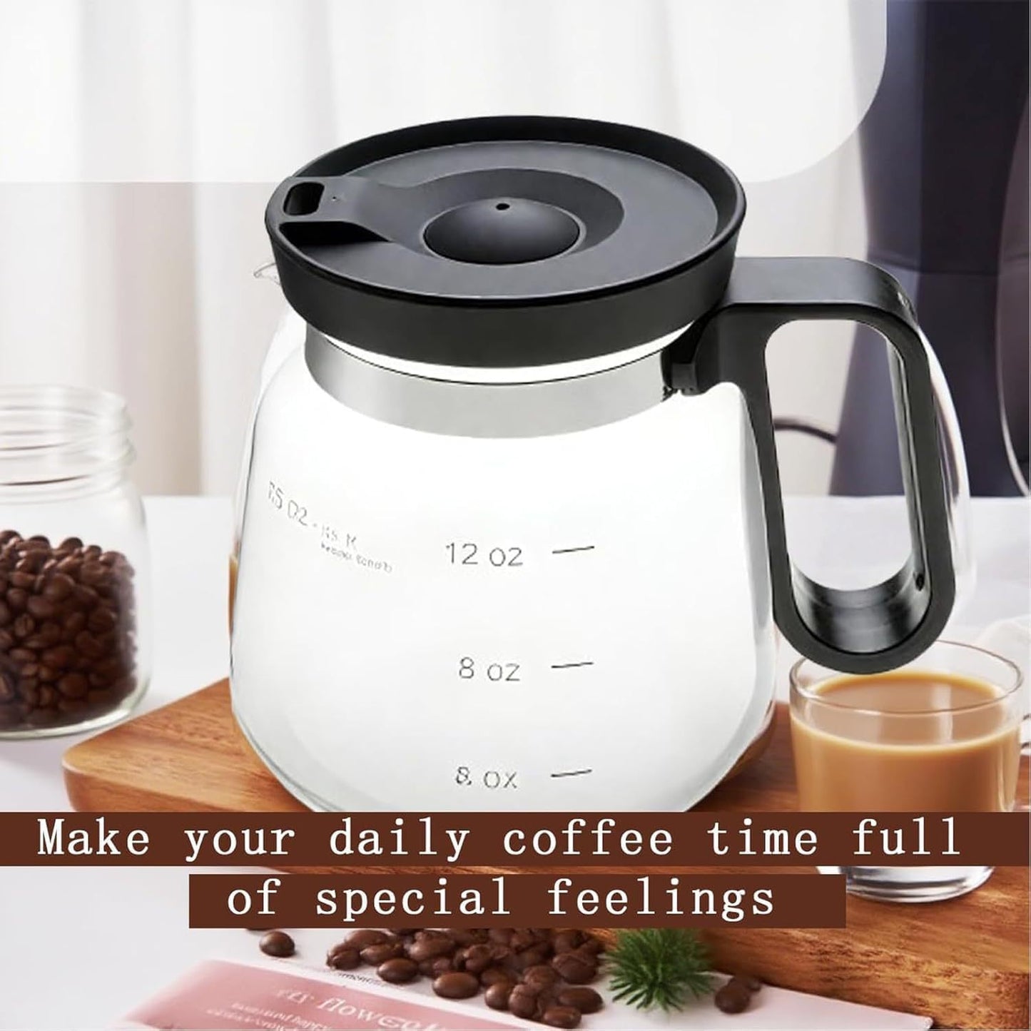 Premium 16oz Insulated Glass Coffee Mug Sleek Borosilicate Glass Cup for Lattes and Tea – 300ml Edition