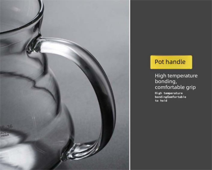 360ml Borosilicate Glass Coffee Server - Heat Resistant "Cloud" Pour Over Carafe with Lid - Drip Coffee Sharing Pot for Home Baristas (1-2 Cups)
