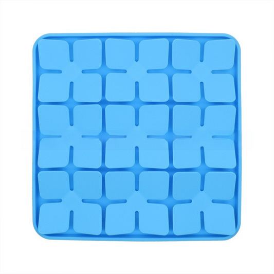 Blue Food-Grade Silicone Pet Lick Mat for Perfect Distraction - 3D Textured Slow Feeder & Dental-Cleanner with Powerful Suction