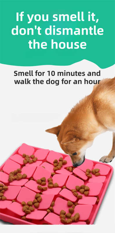 Pink Food-Grade Silicone Pet Lick Mat for Perfect Distraction - 3D Textured Slow Feeder & Dental-Cleanner with Powerful Suction