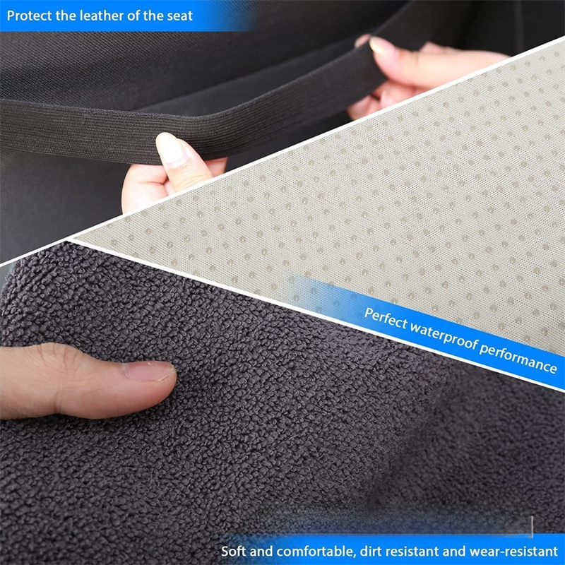 Pink Waterproof Towel Car Single Seat Cover - Universal Non-Slip Sweat-Absorbent Bucket Seat Protector for Gym Fitness and Beach