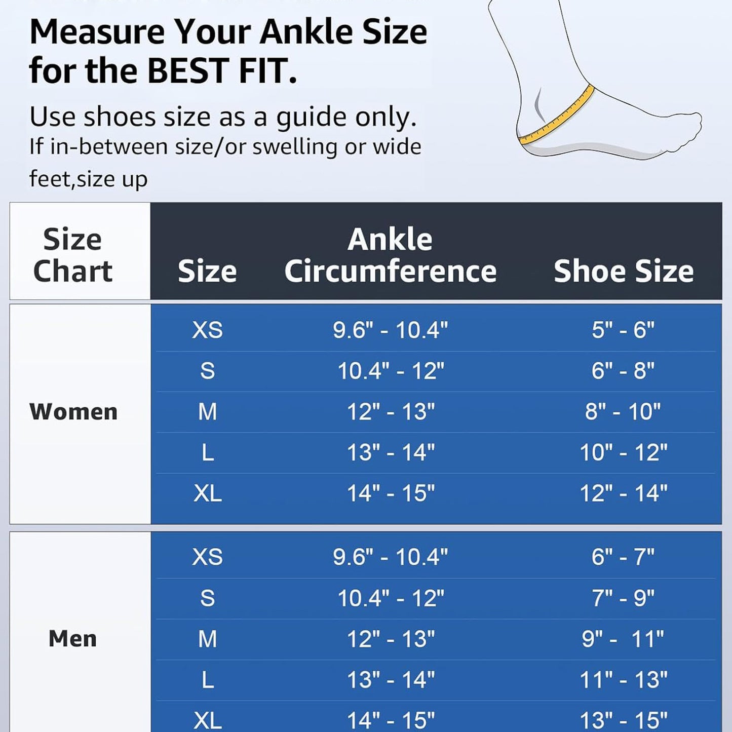 S Size Black Triple-Layer Compression Ankle Brace With Adjustable Lace-Up - Breathable Sprain Prevention Sleeve