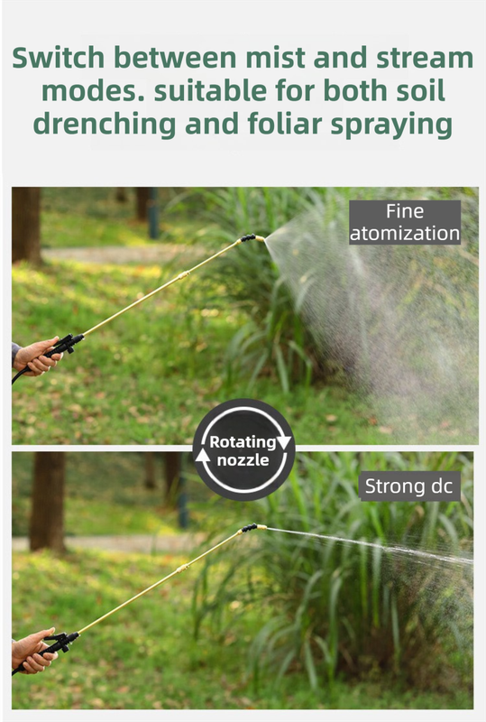 5L Professional Shoulder-Strap Pressure Sprayer with Fiberglass Wand  - Multi-Purpose Manual Pump Mister for Garden & Car Wash