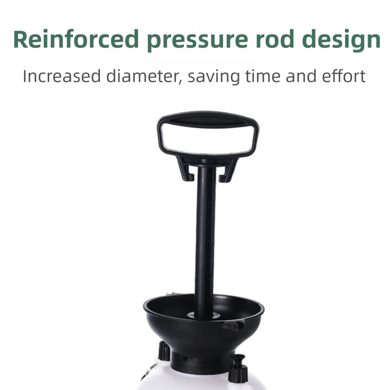 5L Professional Shoulder-Strap Pressure Sprayer with Fiberglass Wand  - Multi-Purpose Manual Pump Mister for Garden & Car Wash