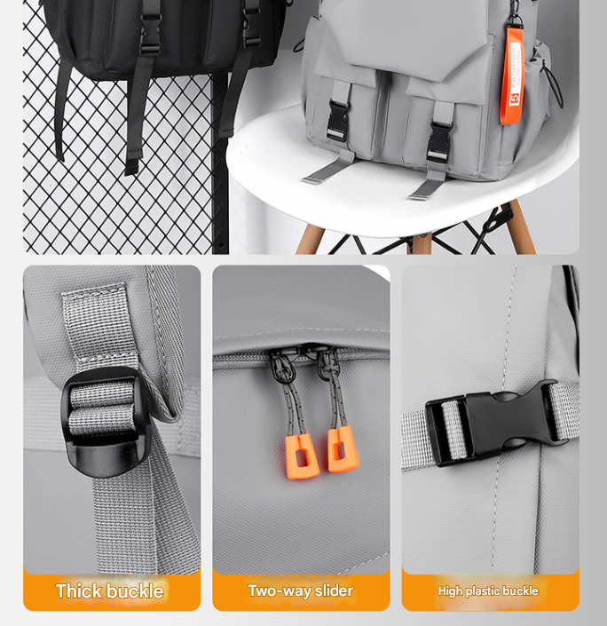 Black Professional Business and Travel Backpack | Large Capacity 15.6 Inch Laptop Compartment | Water-Resistant Functional Design