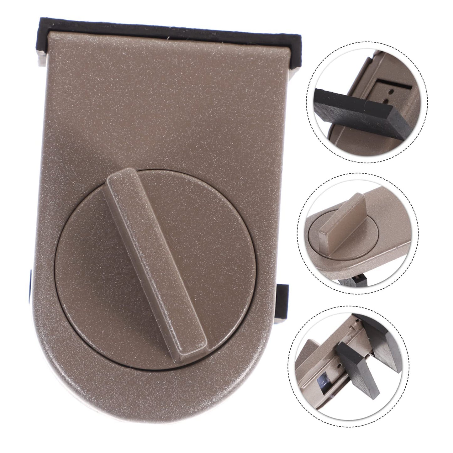 3 Pcs Grey Window Lock & Door Limiting Device – Multi-Functional, No-Drill Safety Lock for Sliding Windows and Doors