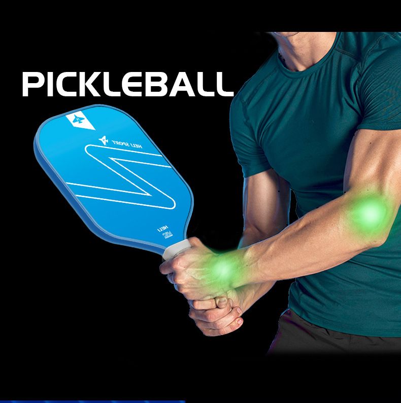Purple Gradient Pickleball Paddle Set -  Fiberglass Paddles with PP Honeycomb Core, 2 Paddles 4 Balls & Carry Bag