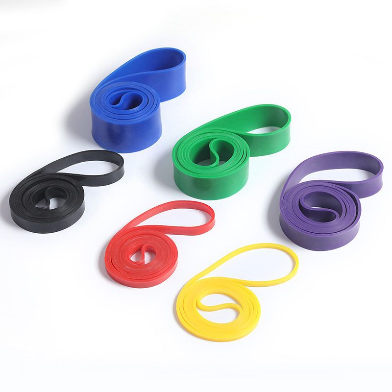 4-piece TPE Resistance Band Set - Heavy Duty Fitness Loop Bands for Strength Training, Yoga & Stretching with Carry Bag