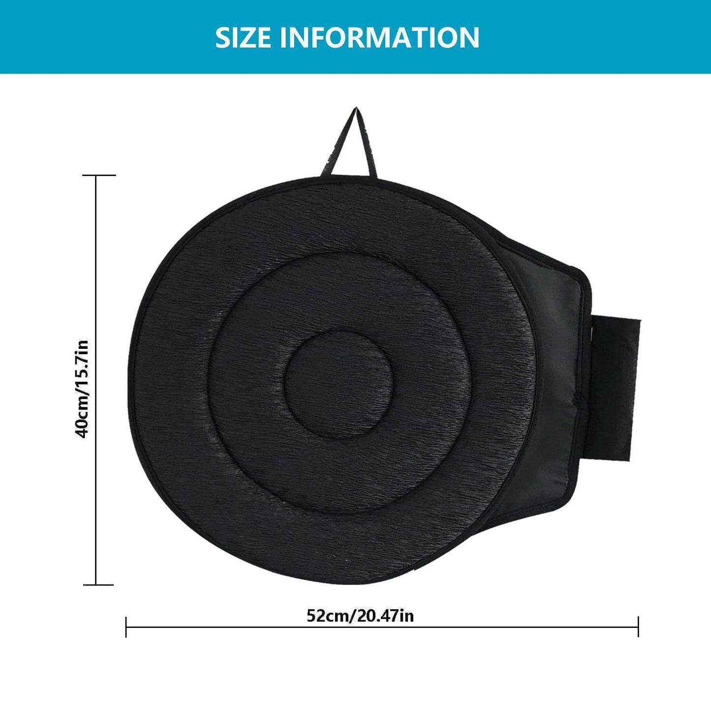 Red 360° Swivel Car Seat Cushion – Portable Rotating Transfer Aid for Elderly, Pregnant Women & Mobility Support