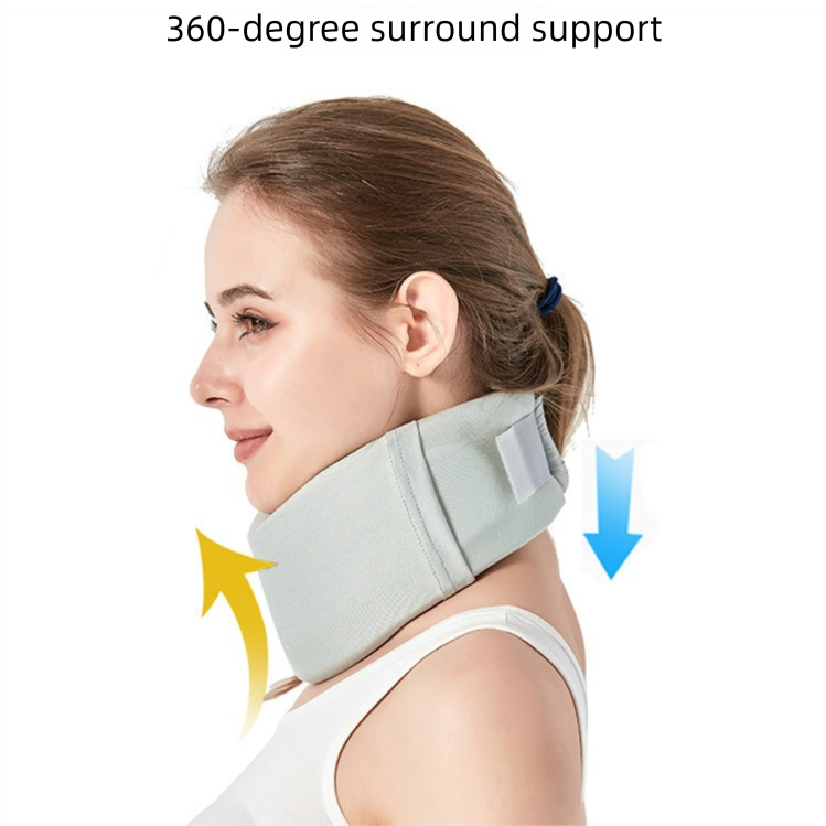 Removable Neck Support Brace – Lightweight Cervical Collar with Breathable Design for Posture Correction and Daily Use(Size:S)
