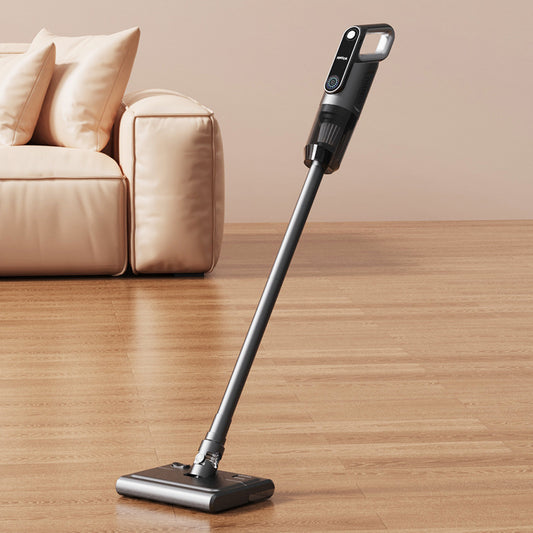 Black spray-painted model Wireless Stick Vacuum Cleaner with 14000Pa Suction, HEPA Filter & 350ml Water Tank for Wet Dry Cleaning, Ideal for Home Use