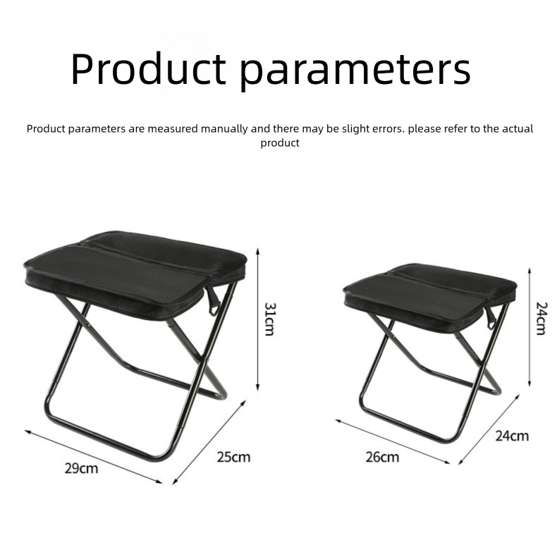 Khaki Portable Folding Backpack Stool with Carrying Case – Compact, Durable Outdoor Seat for Camping, Hiking, Fishing & Travel(large size)