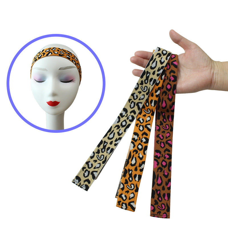 Adjustable Elastic Headband & Wig Grip Band - Comfortable and Seamless Edge Fixer for Wigs and Frontals (Black + Pink)