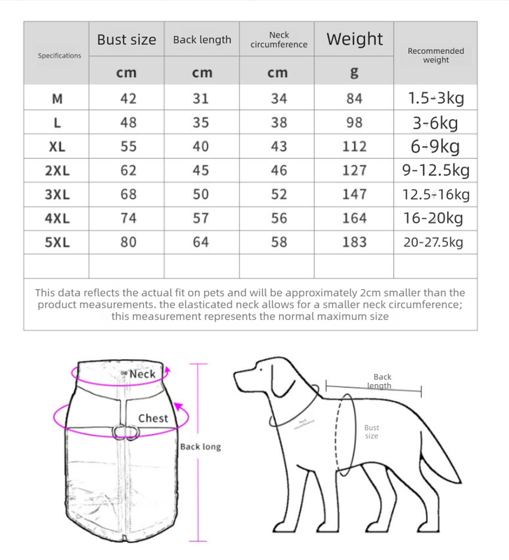 Yellow  2XL  Size  Dog Clothing — Warm, Thickened Cotton Jacket for Autumn & Winter; Waterproof Pet Vest — Reflective Safety Design, Leash-Compatible
