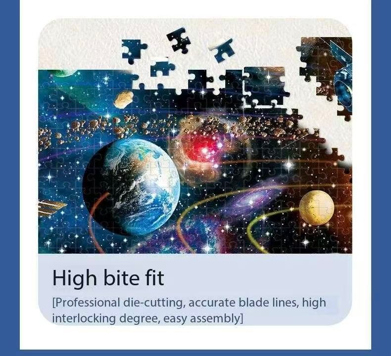 2 PCS 1000 Piece Jigsaw Puzzle for Adults - Animal & Landscape Art Design, Stress Relief Brain Game - Premium Quality Paper Puzzle for Teens Adults Ages 14+ 【home+lake】
