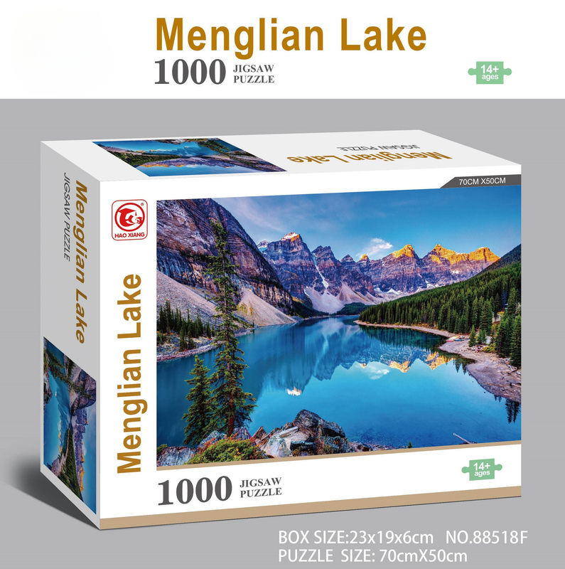1000 piece  Jigsaw Puzzle for Adults - Landscape Cityscape Art, Premium Quality Paper Cardboard, 70x50cm Finished Size, Stress Relief Brain Game Gift for Ages 14+ 【Aegean Sea】