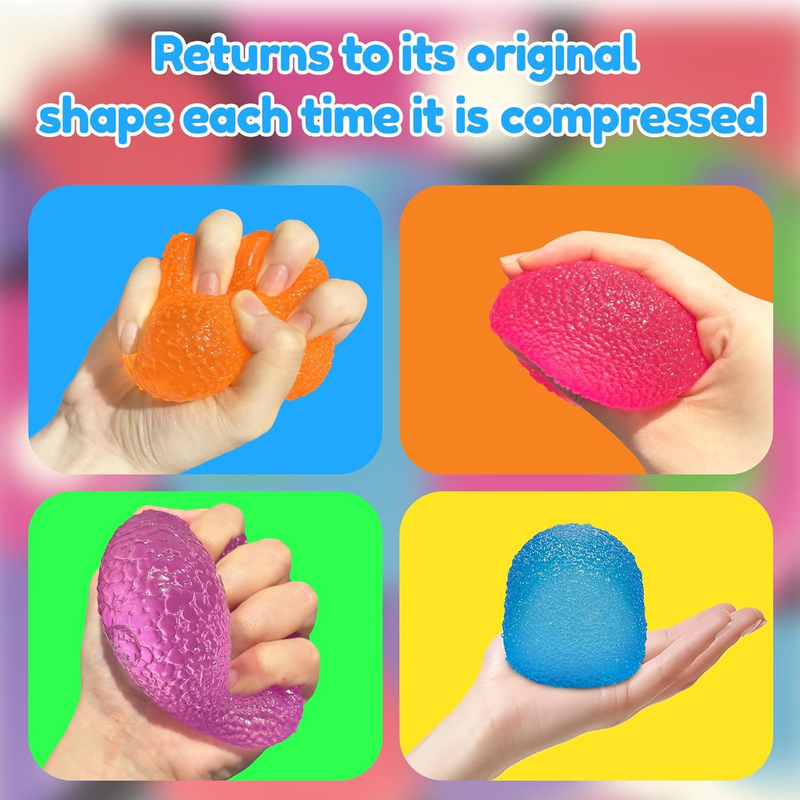 Purple Candy Gummy Bear Squishy Stress Relief Toy - Slow Rising Squeeze Fidget Toys for Kids, Soft TPR Sensory Toy for Anxiety Relief, Cute Kawaii Decompression Gift for Ages 3+