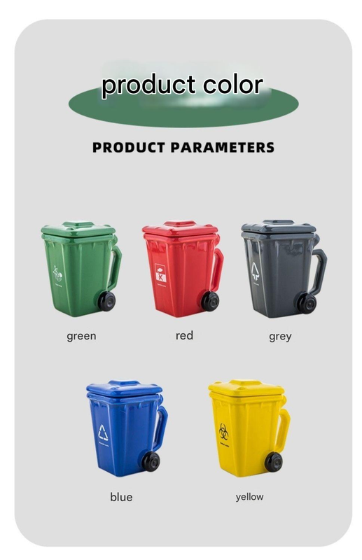 Blue  Creative Trash Can Ceramic Mug with Shovel Spoon - 400ml Funny Garbage Bin Coffee Cup with Lid - Novelty Gag Gift for Birthday Christmas - Quirky Kitchen Cup for Home Office