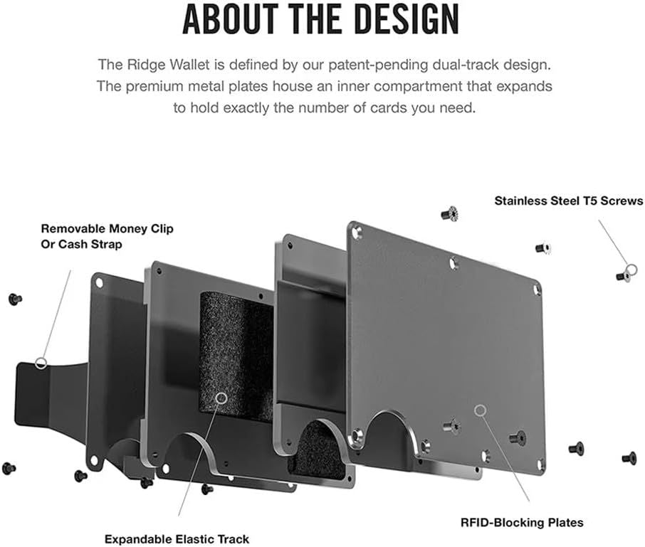 Dark green Slim RFID Blocking Aluminum Card Holder - Metal Wallet with Cash Strap Minimalist Card Case