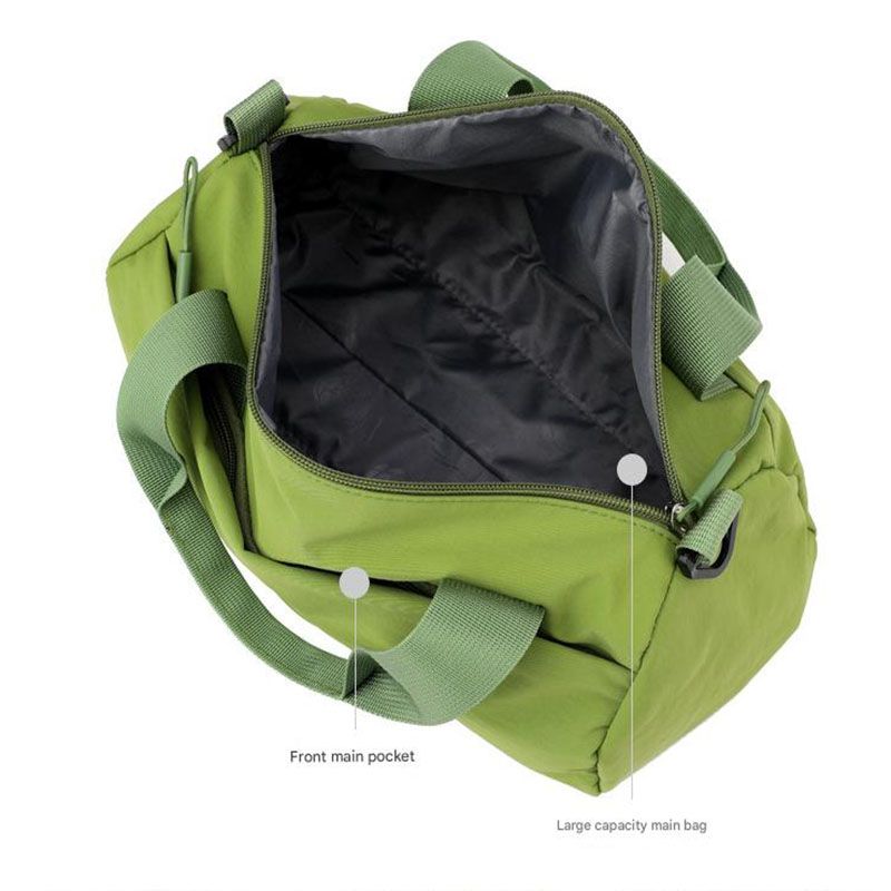 Green Lightweight Large Capacity Sports Duffel Bag - Portable Crossbody Travel Gym Handbag for Yoga Outdoor Activities