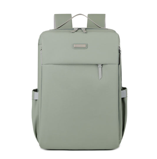 Green Large Capacity Airbag Backpack Multi-Compartment Laptop Backpack Travel Business Bag