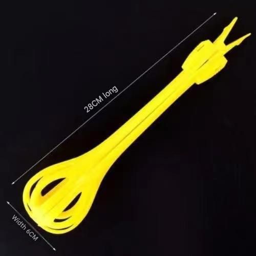 Green  2-Piece 3-in-1 Multi-Functional Egg Whisk & Food Tongs Set