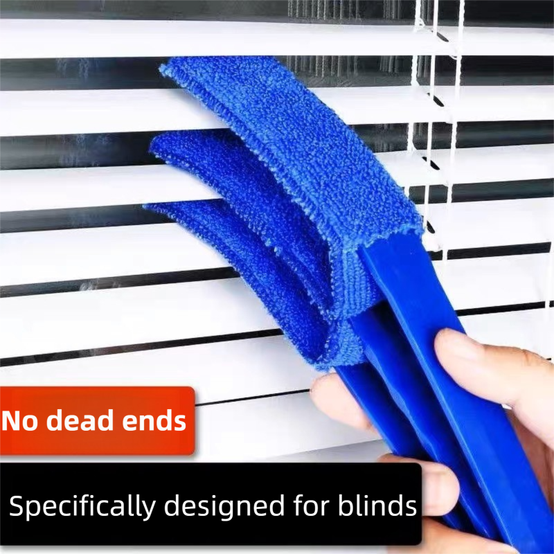 4 Pack Green Shutter and Car AC Vent Cleaner Brush with Washable Microfiber Cleaning Cloth – Reusable Window Blind Dust Remover for Air Vent, Car AC Vent, Fan & Narrow Gap