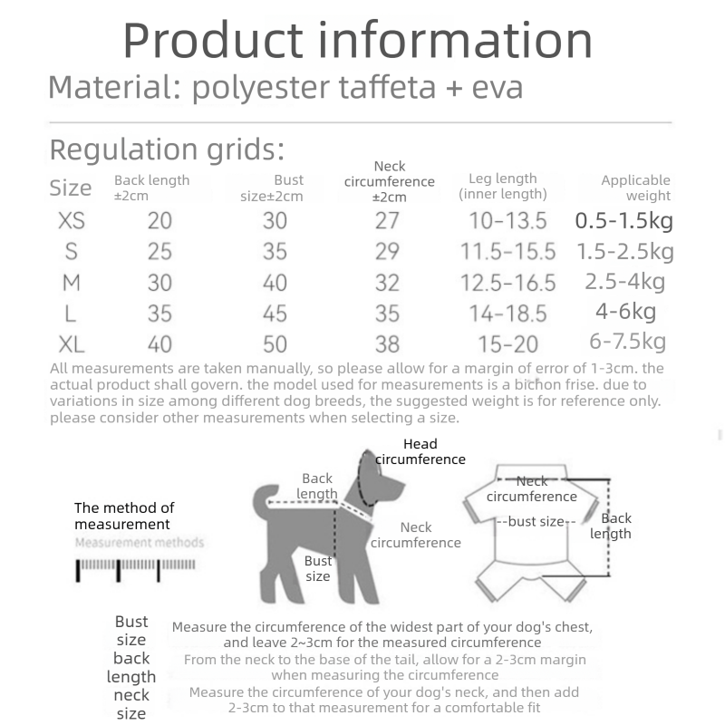 Grey and Green S size Dog Raincoat with Leash Access and Transparent Hood - Waterproof Full Body Pet Rain Suit for Small and Medium Dogs, Reflective Trim, Removable Tail Cover, Outdoor Walking Apparel