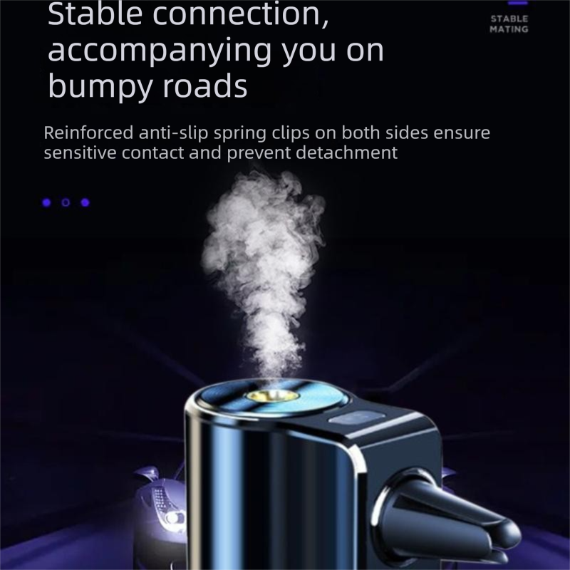 2 pcs Car interior essentials set-Golden Car Air Vent Aroma Diffuser &Black  Hanging Storage Bin- hanging storage container that is convenient to use and Compact