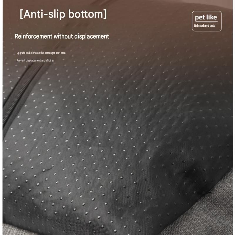 Blue M Size 55x40cm Car pet bed -Oxford Linen Removable Washable Non-Slip Sofa Bed for Small Dogs Cats Indoor Travel Use