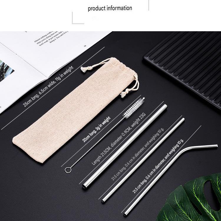 Gray 304 Stainless Steel Magnetic Hanging Water Bottle Set, 12.17 oz Reusable Drinking Bottle, Comes with 4 Stainless Steel Straws, Cleaning Brush, Storage Bag and Magnetic Plate
