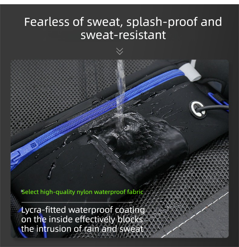 Black Running Waist Pack Sports Belt with Water Bottle Holder Adjustable Phone Waist Bag Reflective Lightweight Fanny Pack for Marathon Running Hiking Cycling Walking Fitness and Outdoor Activities