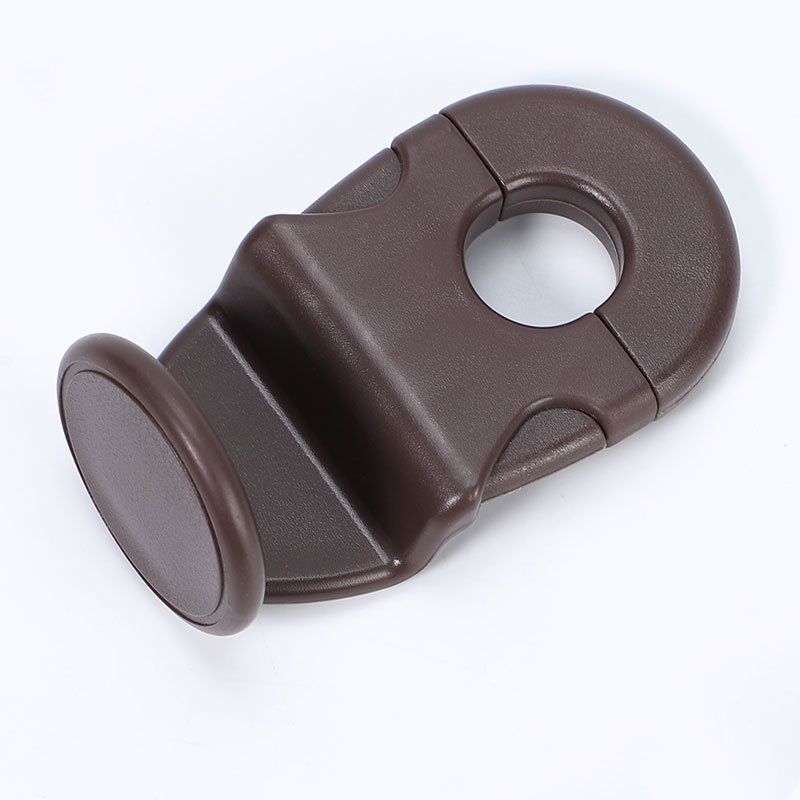 Brown Car Headrest Hooks, 4 Pack ABS Seat Back Hangers for Bags, Umbrellas, and Groceries