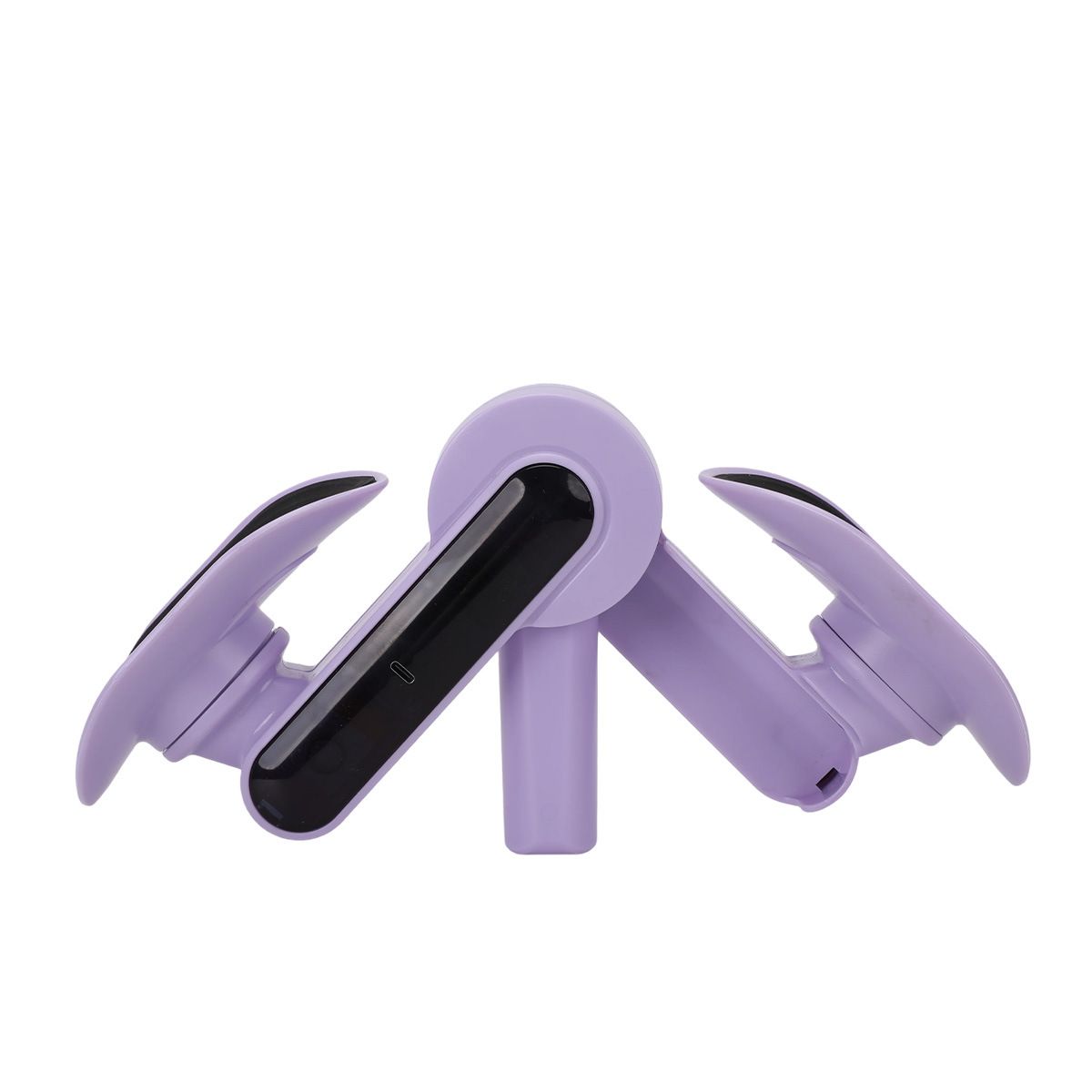 Purple Smart Counting Multifunctional Pelvic Floor Muscle Exerciser - 18KG Adjustable Resistance Kegel Thigh Master with Extra Large Rotating Antislip Baffle