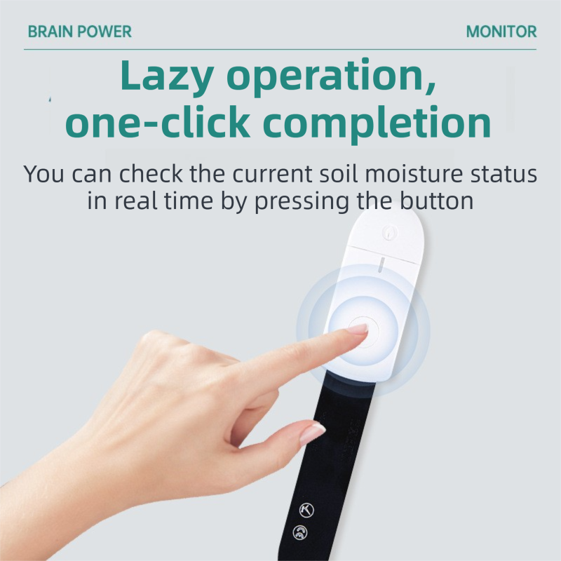 2 Pack Smart Soil Moisture Meter with Dual Operating Modes - Digital Plant Water Detector and 3-Color Light Realtime Indicator for Potted Plants and Garden Vegetables