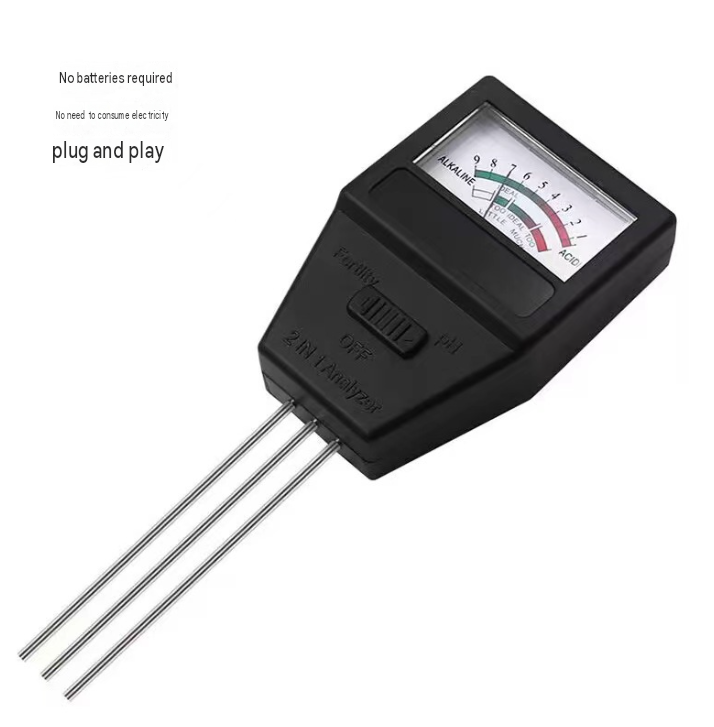 2-in-1 Soil pH and Fertility Tester (2 Pack) - Dual Mode Plant Garden Soil Sensor Meter, Battery-Free Plug and Play