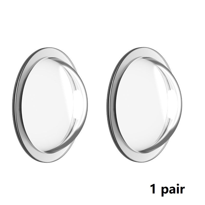 1 pair Car Camera Lens Protector Cover - ABS Material - Dustproof and Waterproof Shield for 360 Degree Reverse Imaging System - Scratch Resistant Protection for Vehicle Safety