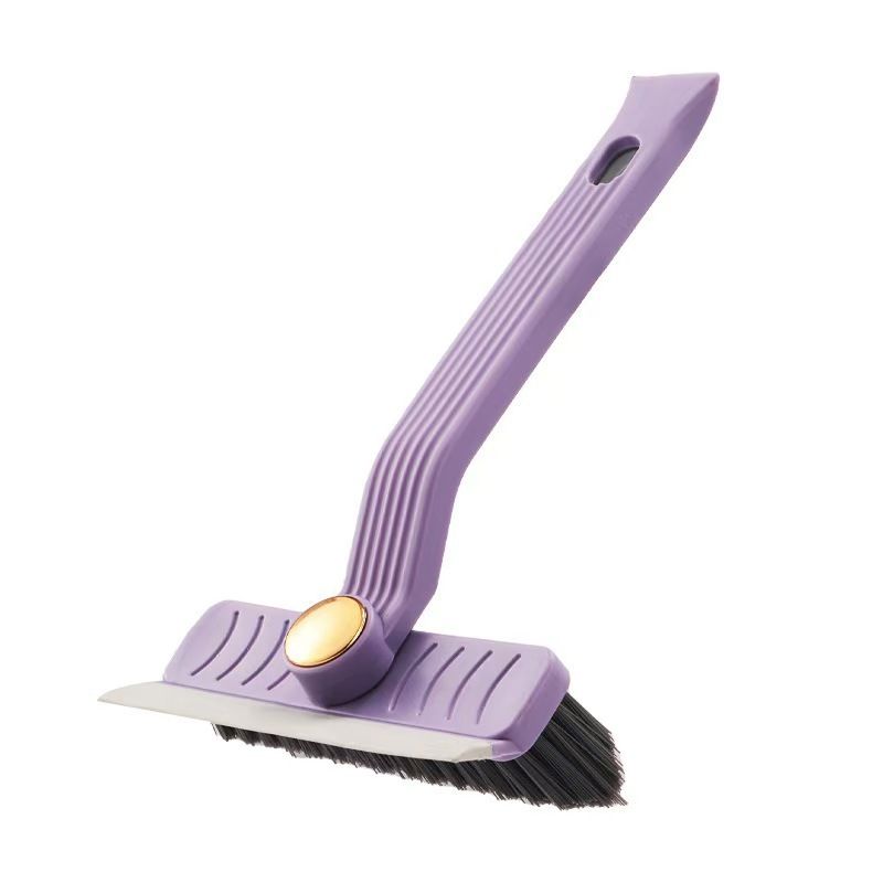 Purple Gap Cleaning Brush, 4 in 1 Rotating Scrub Tool with 360 Degree Swivel Head, Scraper and Hair Tweezers for Tile Grout, Kitchen, Bathroom