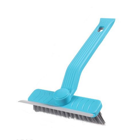 Blue Gap Cleaning Brush, 4 in 1 Rotating Scrub Tool with 360 Degree Swivel Head, Scraper and Hair Tweezers for Tile Grout, Kitchen, Bathroom