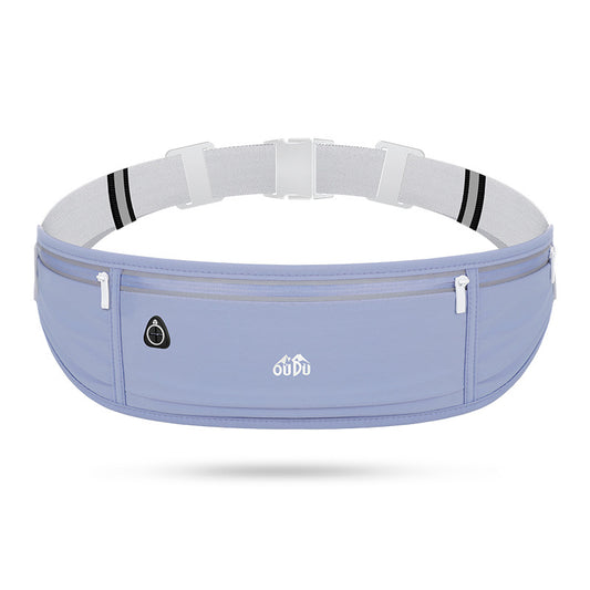 Dark blue Adjustable Running Belt - Fits Large Phones, Reflective, Earphone Port