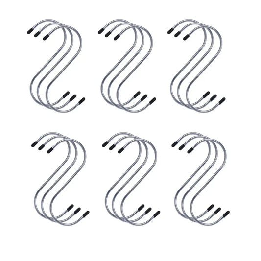 18 Pcs Multipurpose Durable Utility S Hooks for Hanging